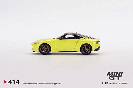 Mini GT Nissan Fairlady Z Proto Spec 2023 Ikazuchi Yellow MGT00414