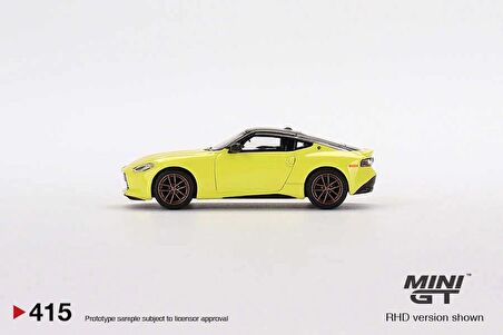 Mini GT Nissan Z Proto Spec 2023 Ikazuchi Yellow MGT00415