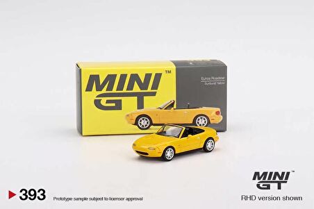 Mini GT 1:64 Eunos Roadster Sunburst Yellow