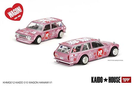 Mini GT 1/64 Datsun KAIDO 510 Wagon Hanami V1