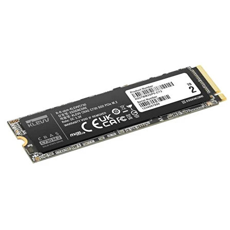 KLEVV Cras C730 2TB NVMe PCIe Gen3 x4 Okuma 3700MB – Yazma 2800MB M.2 SSD (K02TBM2SP0-C73)