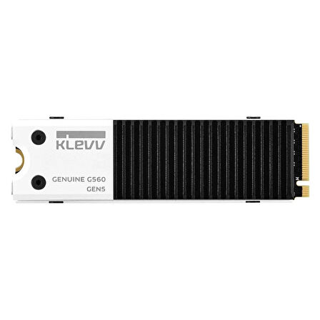 KLEVV Genuine G560 1TB NVMe PCIe Gen5 x4 Okuma 13000MB – Yazma 9500MB Soğutuculu M.2 SSD (K01TBM2SP0-G56)