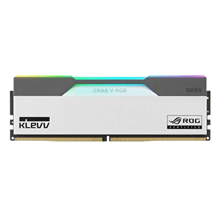 KLEVV Cras V RGB ROG 32GB (2x16GB) 7200MHz CL34 INTEL XMP 3.0 – AMD EXPO DDR5 Heatsink Ram (KD5AGUA80-72B340P)