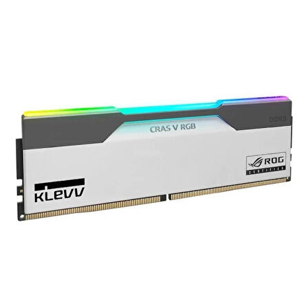 KLEVV Cras V RGB ROG 32GB (2x16GB) 7200MHz CL34 INTEL XMP 3.0 – AMD EXPO DDR5 Heatsink Ram (KD5AGUA80-72B340P)