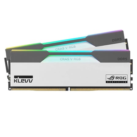 KLEVV CRAS V RGB ROG 48GB (2x24GB) 6200MHz CL32 INTEL XMP 3.0 – AMD EXPO DDR5 Ram (KD5KGUD80-62B320P)
