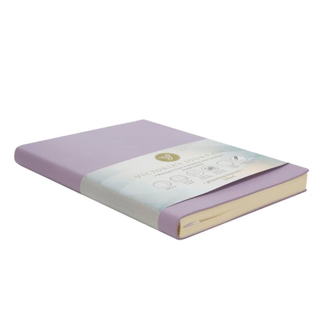 Victoria's Journals Smyth Pastel Defter 15x21 cm Çizgili Mor 1038