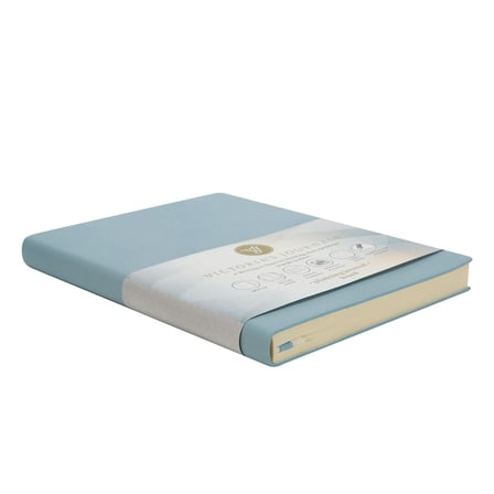 Victoria's Journals Smyth Pastel Defter 15x21 cm Çizgili Mavi 1039