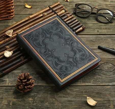 Old Book Defter 14x20 Çizgili Füme