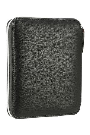Panama Zipper Folder Defter Siyah-noktalı