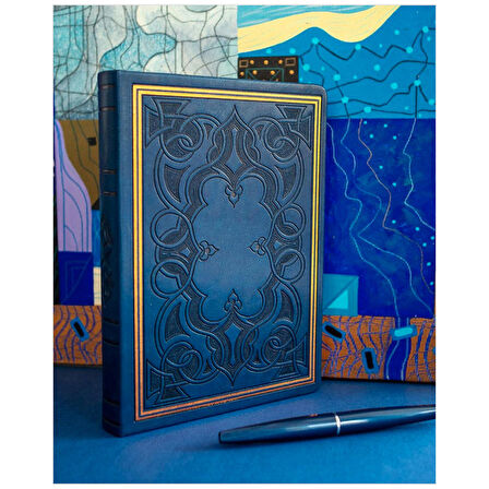 Victoria's Journals Old Book-Lacivert 8684