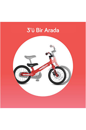 SmarTrike Xtend 3'ü 1 Arada Büyüyen Çocuk Bisikleti, 3-7 Yaş için Dengeden Pedala Eğitim Bisikleti