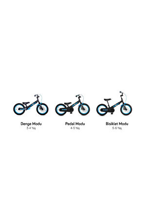 SmarTrike Xtend 3'ü 1 Arada Büyüyen Çocuk Bisikleti, 3-7 Yaş için Dengeden Pedala Eğitim Bisikleti