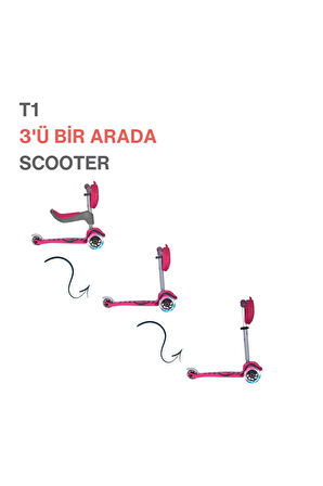 SmarTrike T1 3’ü 1 Arada Oturaklı ve Çantalı Çocuk Scooterı (15 Ay - 5 Yaş) 92981