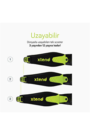 SmarTrike Xtend 3 Aşamalı Büyüyebilen Çocuk Scooterı (3-12 Yaş)