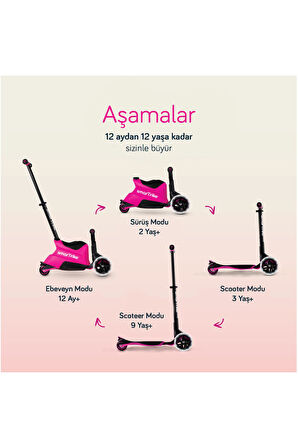 SmarTrike Xtend Büyüyebilen Ride On Scooter (12 Ay - 12 Yaş)