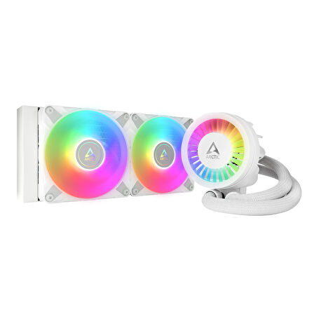 Arctic Liquid Freezer III - 240 A-RGB Intel / AMD Uyumlu, 240mm Radyatörlü, 2x12cm P12 PWM Fanlı, Sıvı İşlemci Soğutucu Beyaz (AR-ACFRE00150A)
