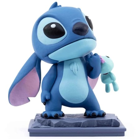 Disney Lisanslı Yume Hero Box Stitch Sanat Galerisi Serisi – Koleksiyonluk Dekoratif Figür