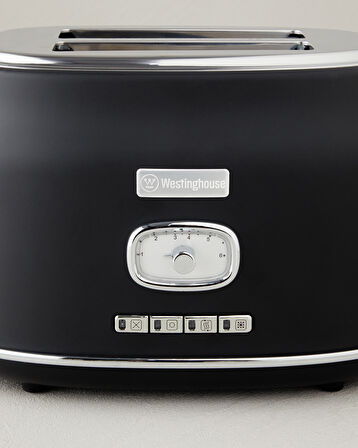 English Home Westinghouse Retro Ekmek Kızartma Makinesi Siyah