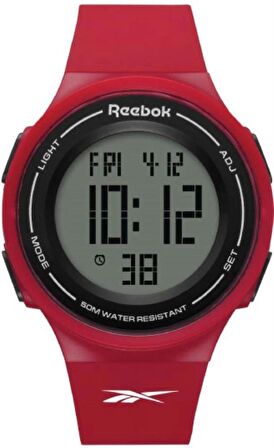 REEBOK RV-GEN-U9-PRPR-WB DİJİTAL KIRMIZI SİLİKON KORDON ERKEK KOL SAATİ