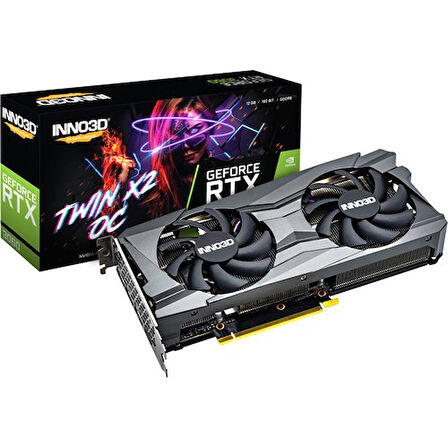 Inno3D Ekran Kartı 12Gb Rtx3060 Twın X2 Oc Gddr6 192B 3Xdp Hdmı Lhr Dualfan