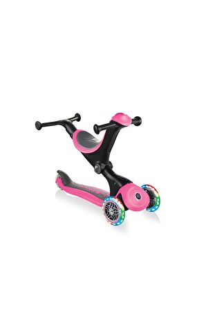 Globber Scooter/Go Up Deluxe Işıklı Teker/Pembe