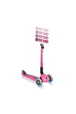 Globber Scooter/Go Up Deluxe Işıklı Teker/Pembe