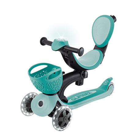 GLOBBER Go Up Baby 360 Işıklı Scooter - Koyu Mint