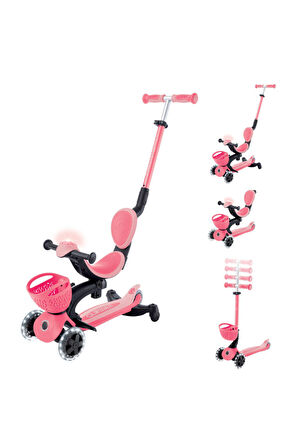 GLOBBER IŞIKLI SCOOTER KOYU PASTEL PEMBE