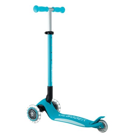 Globber Elite Deluxe Işıklı Scooter Mavi