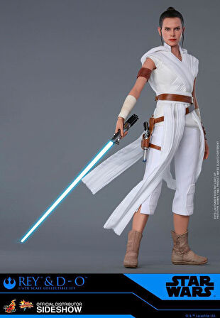 Hot Toys Rey and D-O Sixth Scale Figure Set 905520 - Star Wars: The Rise of Skywalker - Movie Masterpiece Series