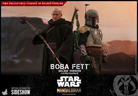 Hot Toys Boba Fett (The Mandalorian) Deluxe Version Sixth Scale Figure 907747 - Television Masterpiece Series 34 – Star Wars: The Mandalorian