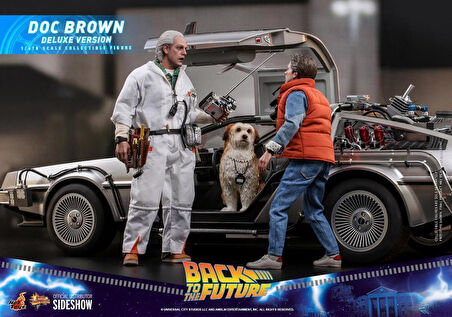 Hot Toys Doc Brown (Deluxe Version) Sixth Scale Figure - 909291 - MMS610 - Back To The Future / BTTF Movie