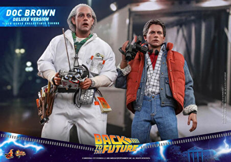 Hot Toys Doc Brown (Deluxe Version) Sixth Scale Figure - 909291 - MMS610 - Back To The Future / BTTF Movie