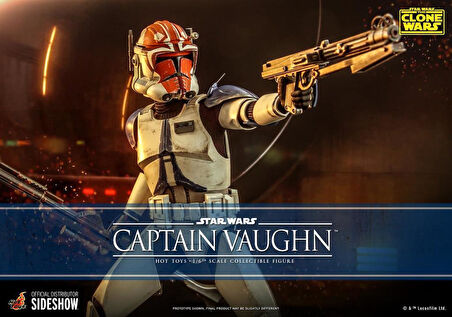 Hot Toys Captain Vaughn Sixth Scale Figure - 909744 - TMS65 - Star Wars / The Clone Wars