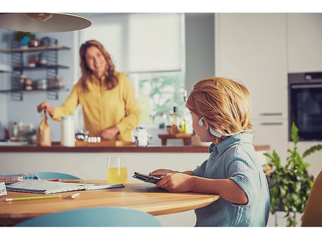PHILIPS TAK4607GY Açık Kulak Tasarımlı Kemik İletimli Kablosuz Kulak Üstü Çocuk Kulaklığı Gri