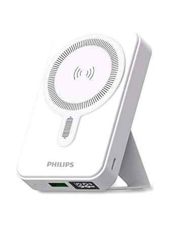 Philips DLP9859 10000 mAh Powerbank Magsafe Beyaz