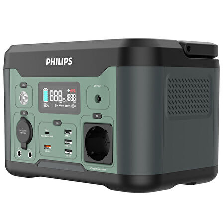 Philips DLP8093CB Siyah AC DC Çıkışlı Taşınabilir Güç Kaynağı 600W-DLP8093CB