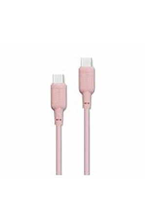 Philips DLC6541CP/00 60W Usb-C To Usb-C Şarj Kablosu 1 Metre Pembe