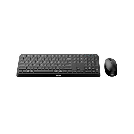 Philips SPT6407 Bluetooth Kablosuz Türkçe Q Klavye Mouse Seti Siyah