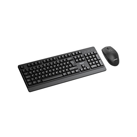 Philips SPT6347 Kablosuz Türkçe Q Klavye ve Mouse Seti Siyah