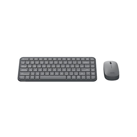 Philips SPT6338 Kablosuz Türkçe Q Klavye ve Mouse Seti Gri