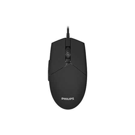 Philips SPK9304 USB Kablolu 6400DPI 6 Tuşlu Optik Mouse Siyah