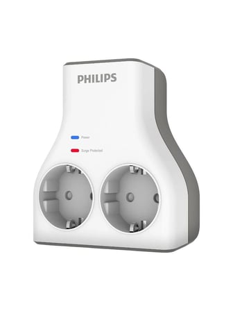 PHILIPS CHP7020W/10 2'li Akım Korumalı Priz