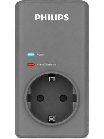 Philips CHP7010G 1140 Joule Gri Kablosuz Akım Korumalı Priz