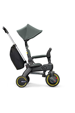Liki Trike Tek Parça Katlanır 3 Tekerlekli Bebek Bisikleti S3 - Forest Grey