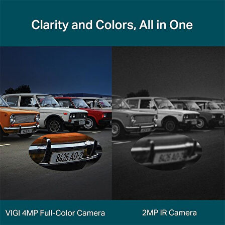 TP-Link VIGI C240(2.8mm) 4MP Full-Color Dome IP Kamera 1/3",30fps,FHD,H265+,PoE