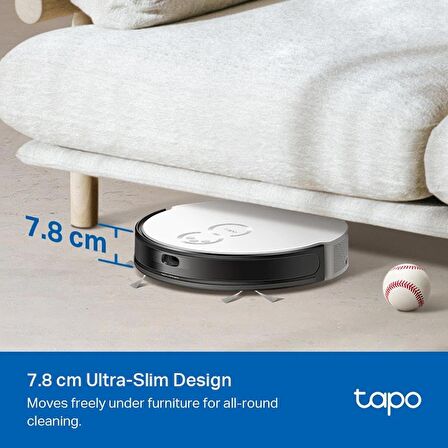 TP-Link Tapo RV20 Mop MagSlim LiDAR Navigasyon Robot Süpürge ve Paspas