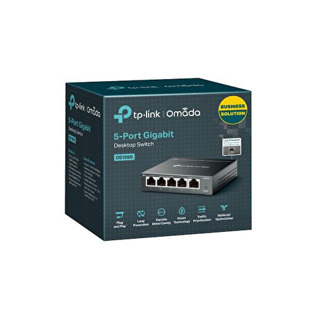 Omada RR DS105G 5'li Gigabit metal switch
