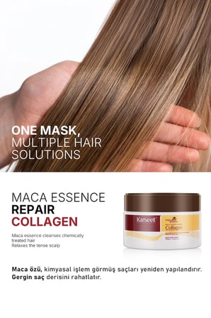 Kolajen Saç Bakım Maskesi Maca Özü Onarıcı Repair 250 ml Karsel