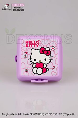 DEKOMUS İLE ÖZEL KUTULU LİSANSLI HELLO KITTY KALEM ÇANTASI İLE KIRTASİYE OKUL SETİ